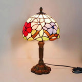 Hjemix | Bordlampe LED Barokk Retro E27 - Vintage Tiffany Glass