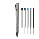 Hjemix | Titanium Bolt Action Penn – Holdbar Metall Mekanisk Skrivepenn