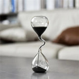 Hjemix | Curvy Black Hourglass | Glass
