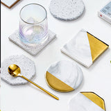 Hjemix | Marmorerte Keramiske Underlag med Stativ