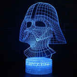 Hjemix | 3D Lampe Star Wars Hjelm Darth Vader
