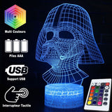 Hjemix | 3D Lampe Star Wars Hjelm Darth Vader