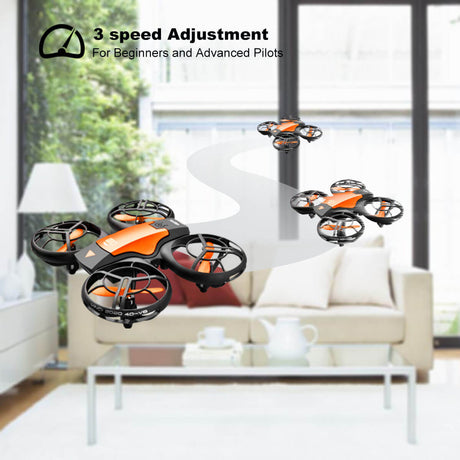 Hjemix | Kamera for Nybegynnere | Flygende RC Quadcopter med Bevegelse og Mobilkontroll