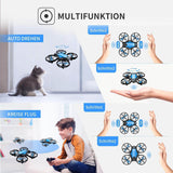 Hjemix | Kamera for Nybegynnere | Flygende RC Quadcopter med Bevegelse og Mobilkontroll
