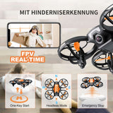 Hjemix | Kamera for Nybegynnere | Flygende RC Quadcopter med Bevegelse og Mobilkontroll