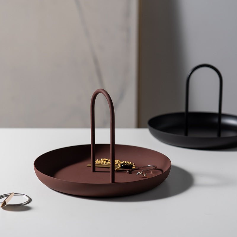 Hjemix | Minimalistisk, rund, dekorativt fat