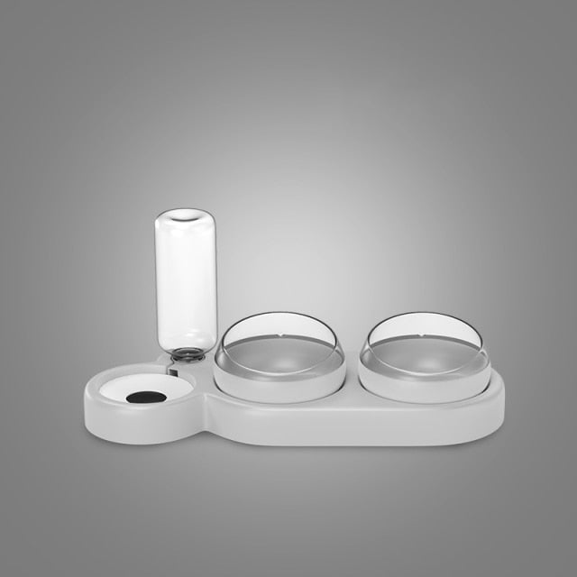 Hjemix | Minimalist Twin-Bowl Kattematfordeler