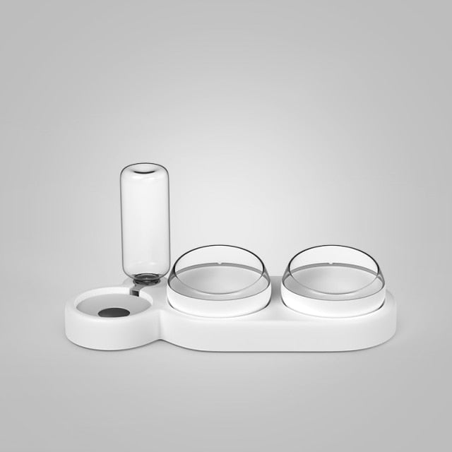 Hjemix | Minimalist Twin-Bowl Kattematfordeler