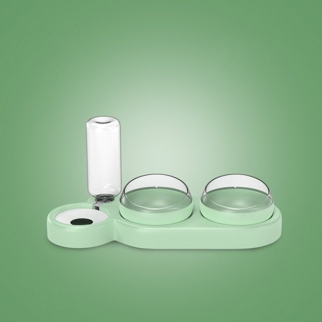Hjemix | Minimalist Twin-Bowl Kattematfordeler