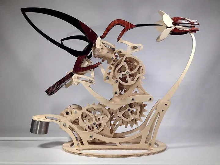 Hjemix | 3D Tre Mekanisk Kolibri og Tre Mekanisk Skilpadde