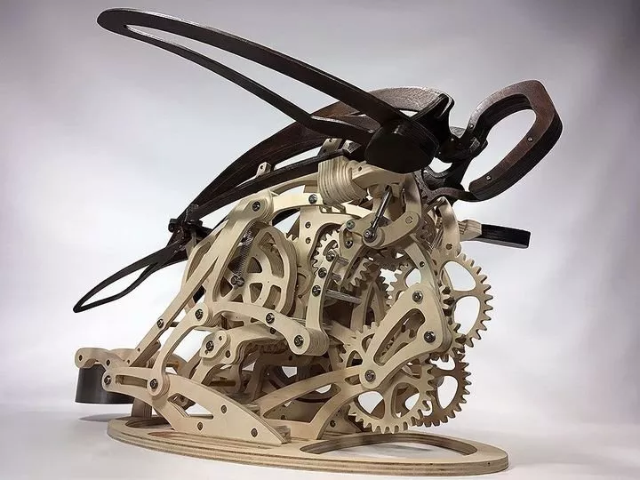 Hjemix | 3D Tre Mekanisk Kolibri og Tre Mekanisk Skilpadde