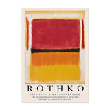 Hjemix | ArtLuxe Moderne Abstrakt Rothko Veggkunst Plakat | Lerret | Minimalistisk Design | Dekor for Stue og Kontor