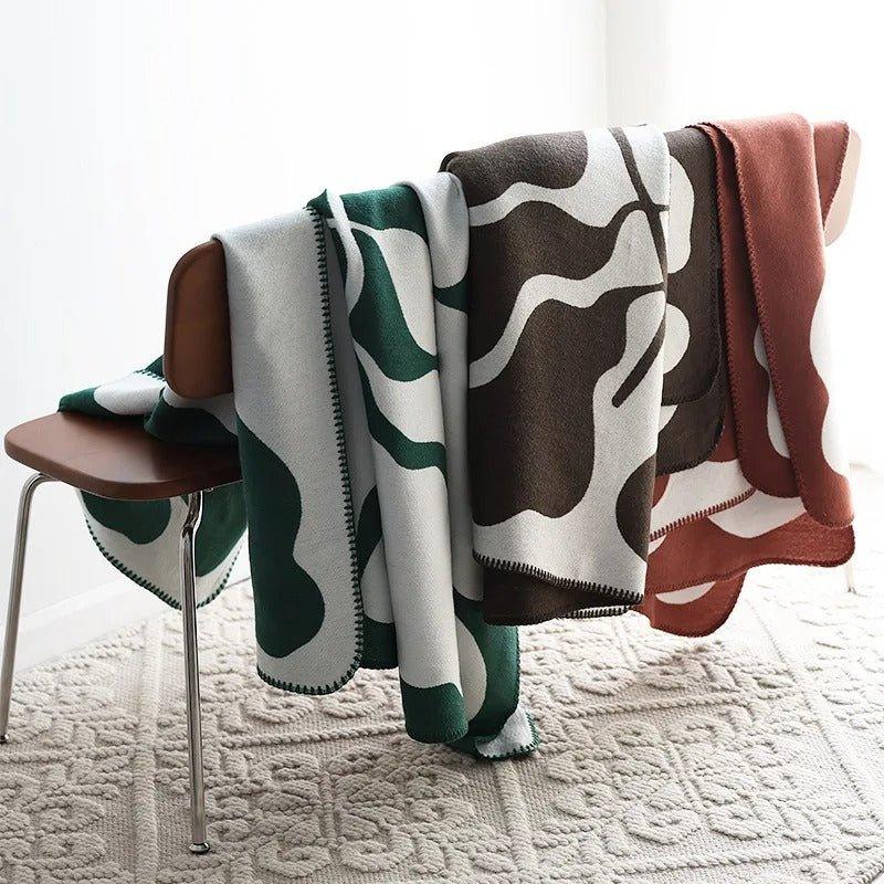 Hjemix | Moderne, Abstrakt Kastepledd i Bohemsk Stil – Nordisk Stil Pledd, Sengeteppe, Bedekledninger