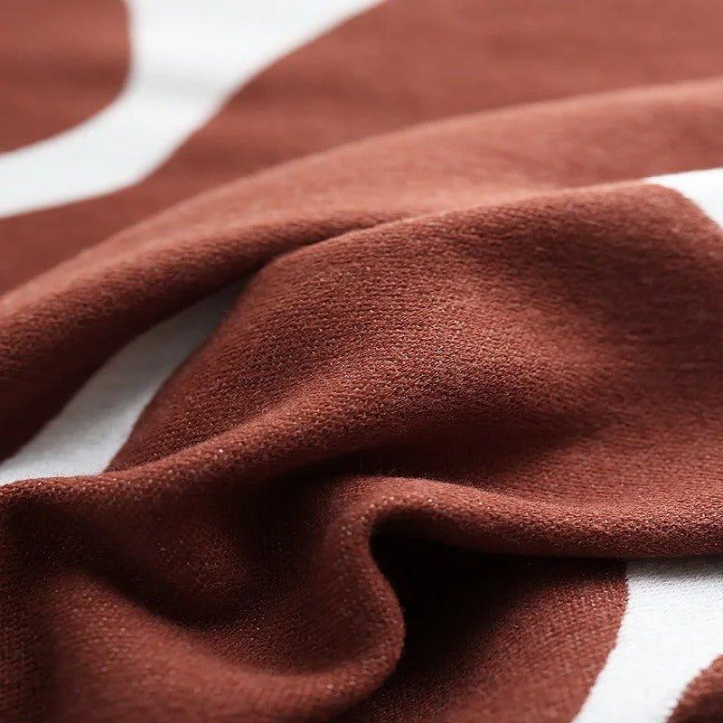 Hjemix | Moderne, Abstrakt Kastepledd i Bohemsk Stil – Nordisk Stil Pledd, Sengeteppe, Bedekledninger