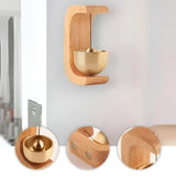 Hjemix | Dørklokker - Melodisk - Dekorativt tre - Japansk stil - Sangskålklokke