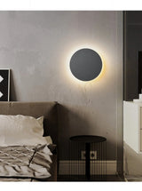 Hjemix | Moderne rund LED vegglampe for stilfull ambient belysning