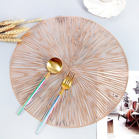 Hjemix | NebulaGlow™ Plassunderlag for Middag | Elegante Bordmatter i Galakse Design | Varmeresistent & Ikke-Sklisikkert Borddekor