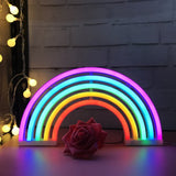 Hjemix | Neon Regnbue Skjold