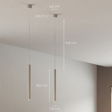 Hjemix | RayAura Minimalistisk LED Pendellampe | Moderne Design | Elegant Taklampe for Stue & Kontor
