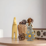 Hjemix | Omfavne Mor Datter Figur Flammende Lysestake - LoveGlow