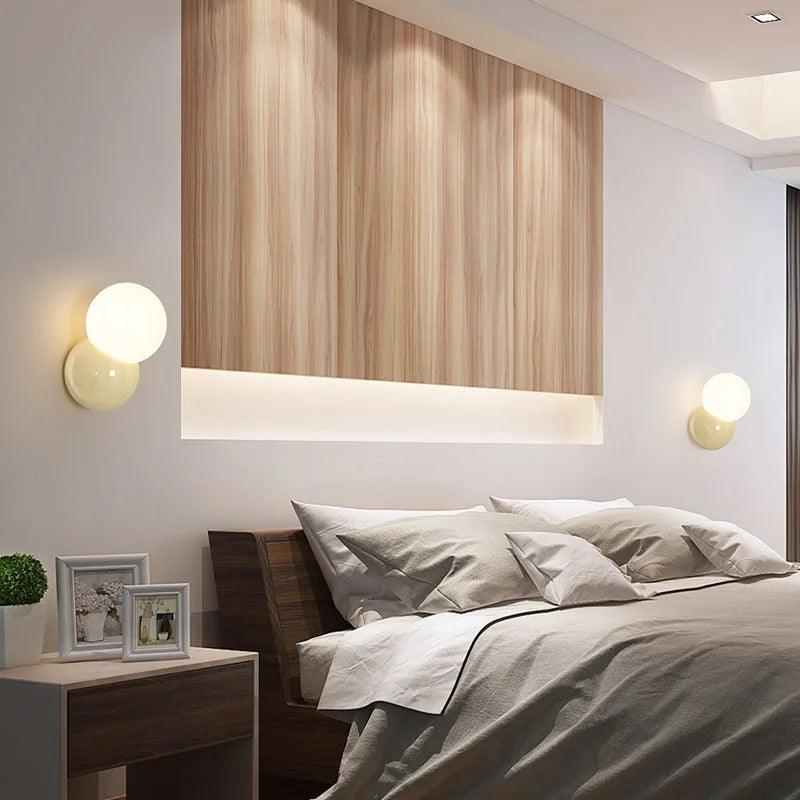 Hjemix | Nordisk Boble Vegglampe | Trykknappbryter