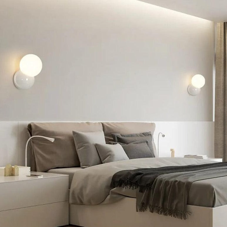 Hjemix | Nordisk Boble Vegglampe | Trykknappbryter
