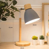 Hjemix | Nordisk Bordlampe | Tre, Jern