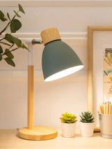 Hjemix | Nordisk Bordlampe | Tre, Jern