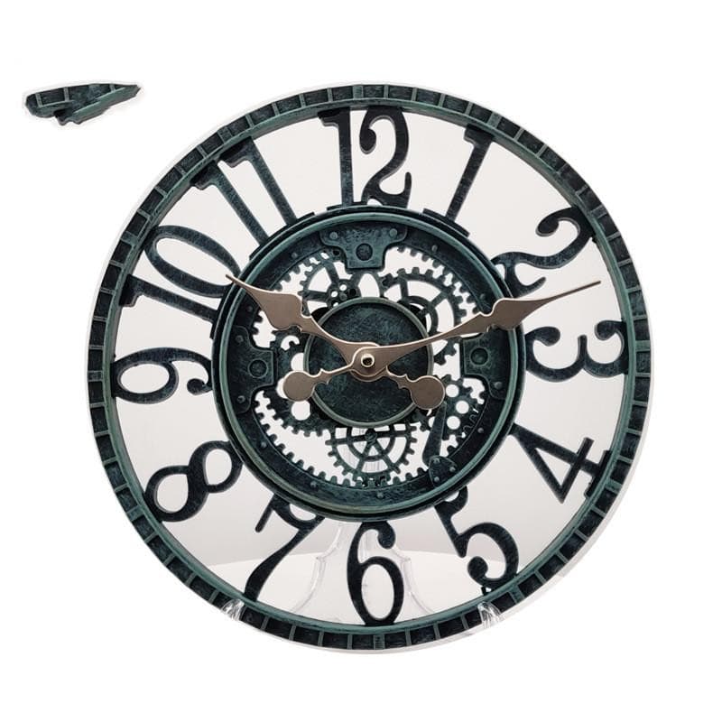 Hjemix | Utendørs Vanntett Retro Klokke