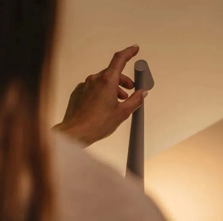 Hjemix | Nordisk minimalistisk design stemningslys | Trådløs | LED | Leselampe | Spise lampe