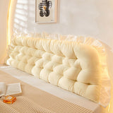 Hjemix | Rosa Tatami Pute Hodegjerde - Seng Sove Nakke Kroppute, Stor Ryggstøttepute for Soverom Dekor