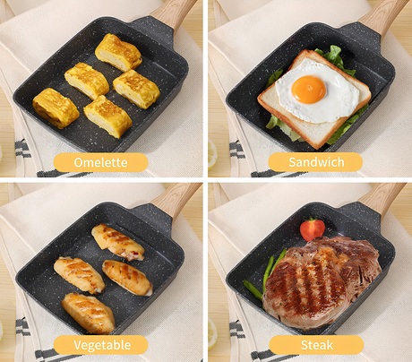 Hjemix til tamagoyaki omelett med non-stick coating