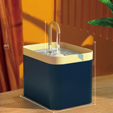 Hjemix | Ultra-stille kjæledyrvannfontene med intelligent filtrering - 1,5 l rustfritt stål