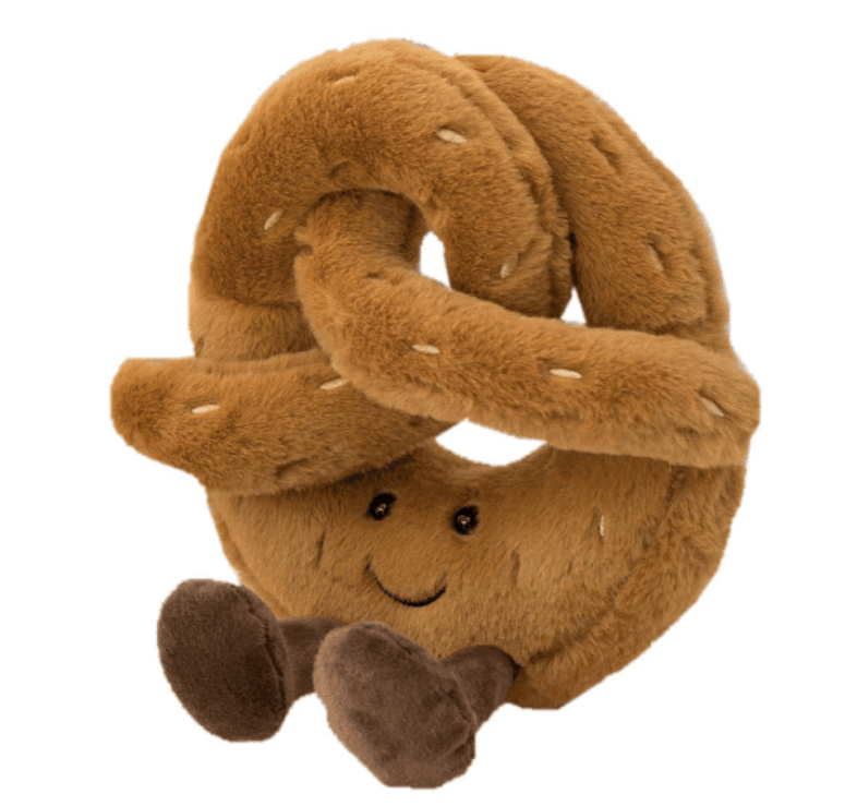 Hjemix | Pretzel Croissant Toast Bread Plush Toy