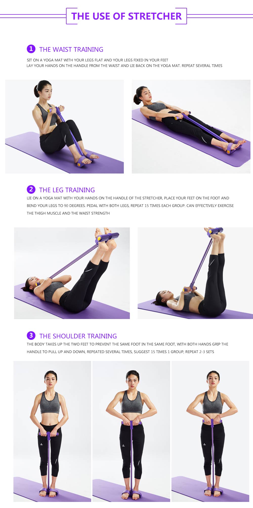 Hjemix | Fitness Motstandsbånd med Pedal