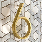 Hjemix | Gold Modern House Numbers