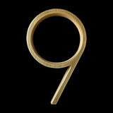 Hjemix | Gold Modern House Numbers