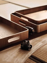 Hjemix | Slanke, runde serveringsfat laget av tre