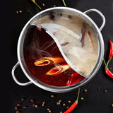 Hjemix | Hot Pot Twin Split Rustfritt Stål Panne