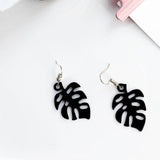 Hjemix | NatureChic Monstera Øredobber | Dangle Stil | Tidøs Smykker