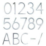 Hjemix | Sølv moderne husnumre