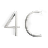 Hjemix | Sølv moderne husnumre