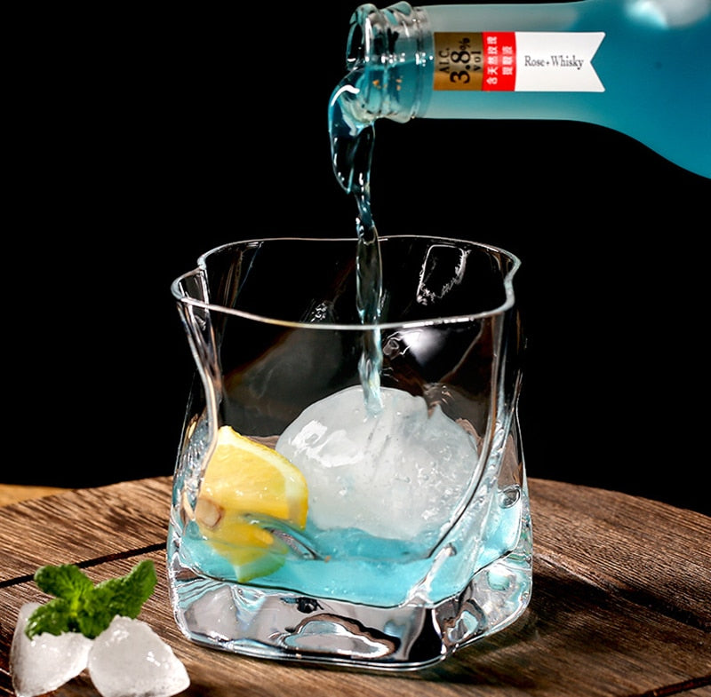Hjemix | Forvrengt Tekstur Whisky Glass Sett