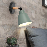 Hjemix | RoyaleGlow Sleek Modern Wood Wall Lamp - Moderne Hjemmelys