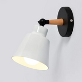 Hjemix | RoyaleGlow Sleek Modern Wood Wall Lamp - Moderne Hjemmelys