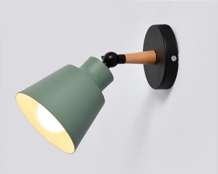 Hjemix | RoyaleGlow Sleek Modern Wood Wall Lamp - Moderne Hjemmelys