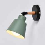Hjemix | RoyaleGlow Sleek Modern Wood Wall Lamp - Moderne Hjemmelys