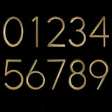 Hjemix | Gold Modern House Numbers