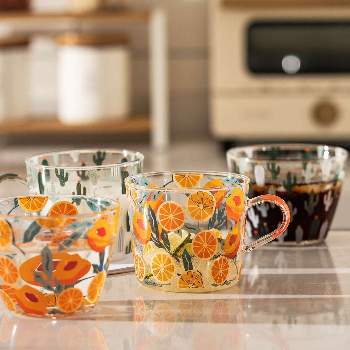 Hjemix | HighLand Trykt Glass Målebeger