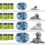 Hjemix | Beef Rainbow Ekstra Plysj Beroligende Donut Hundesenger